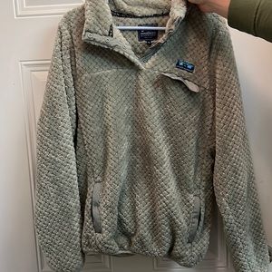 Simply Southern green sherpa pullover